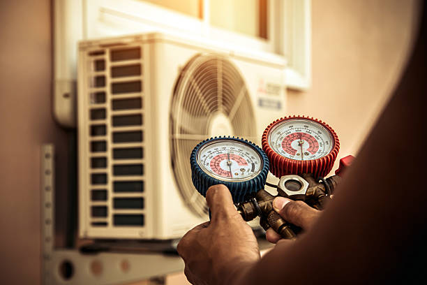 Professional Hvac Maintenance technician working in Clarks Hill, IN